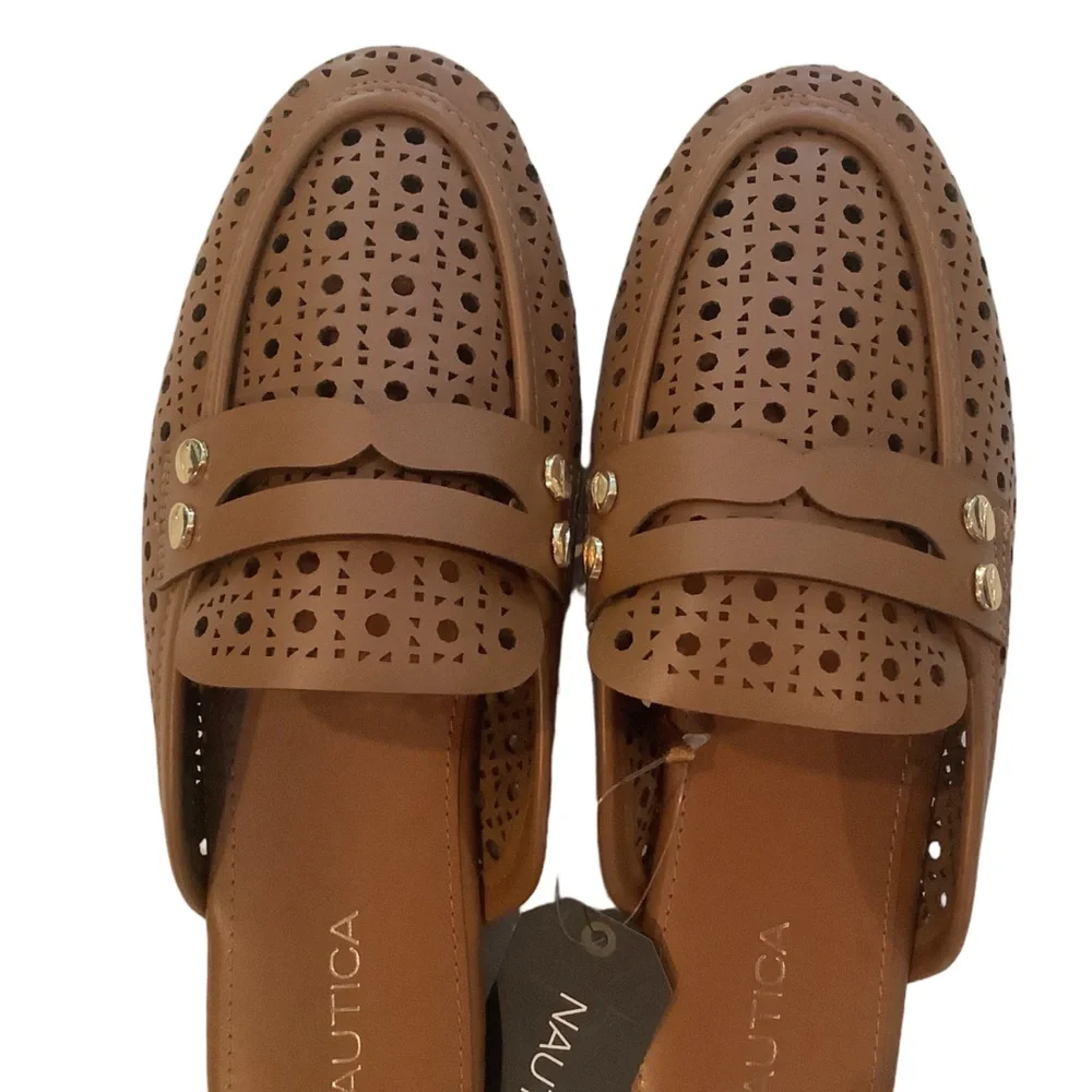 Nautica Aurea Cognac Women’s Flats Size 9 New - Picture 2 of 5